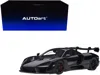 Diecast Model Autoart Mclaren Senna Stealth Cosmos Black With Carbon Accents 1/18 Model Car By Autoart