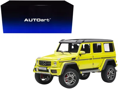 Diecast Model Autoart Mercedes Benz G500 4x4 2 Electric Beam/ Yellow 1/18 Model Car By Autoart