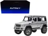 Diecast Model Autoart Mercedes Benz G500 4x4 2 Silver 1/18 Model Car By Autoart