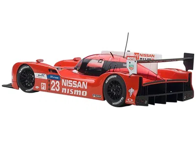 Diecast Model Autoart Nissan Gt-r Lm Nismo Le Mans 2015 O. Pla J. Mardenborough M. Chilton #23 1/18 Model Car By Autoart In Red