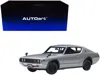 Diecast Model Autoart Nissan Skyline 2000gt-r (kpgc110) Rhd (right Hand Drive) Silver Metallic 1/18 Model Car By Autoart