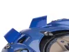 Diecast Model Autoart Pagani Huayra Roadster Blue Tricolore Carbon Fiber With Black Top With Luggage Set 1/18 Model Car By