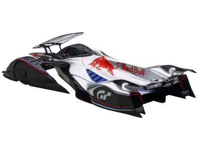 Diecast Model Autoart Red Bull X2014 Fan Car Sebastian Vettel Hyper Silver 1/18 Model Car By Autoart In Black