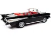 Diecast Model Autoworld 1957 Chevrolet Bel Air Convertible Onyx Black James Bond 007 "dr. No" (1962) Movie "60 Years Of Bond