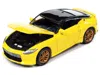 Diecast Model Autoworld 2023 Nissan Z Ikazuchi Yellow With Super Black Top "import Legends" Limited Edition 1/64 Diecast Mod