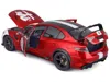 Diecast Model Bburago Alfa Romeo Giulia Gtam #99 Red Metallic With Black Top And White Graphics 1/18 Diecast Model Car By