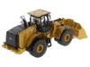 Diecast Model Diecast Masters Cat Caterpillar 972 Xe Wheel Loader Yellow With Operator "high Line Series" 1/50 Diecast Model By Di