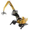 Diecast Model Diecast Masters Cat Caterpillar Mh3040 Wheel Material Handler With Operator "high Line Series" 1/50 Diecast Model By