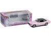 Diecast Model Greenlight 1967 Ford Mustang Coupe Evening Orchid Pink Metallic With Black Top "she Country Special - Bill Good