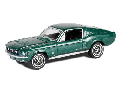 Diecast Model Greenlight 1967 Ford Mustang Gt Fastback "high Country Special" Timberline Green Metallic "hobby Exclusive" Ser In Red