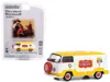 Diecast Model Greenlight 1971 Volkswagen Type 2 Panel Van Yellow And White With Red Interior "percevel Circus" "norman Rockwe