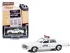 Diecast Model Greenlight 1980 Chevrolet Impala 9c1 Police White "chevrolet Presents Two Tough Choices" "vintage Ad Cars" Seri
