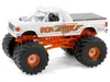 Diecast Model Greenlight 1990 Ford F-350 Monster Truck White "iron Eagle" "kings Of Crunch" Series 15 1/64 Diecast Model Car