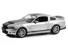 Diecast Model Greenlight 2011 Shelby Gt500 Ingot Silver Metallic With Black Stripes 1/18 Diecast Model Car By Greenlight