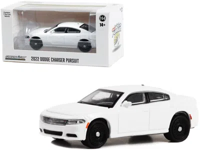 Diecast Model Greenlight 2022 Dodge Charger Pursuit Police Car White "hot Pursuit" "hobby Exclusive" Series 1/64 Diecast Mode In Pink