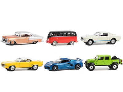 Diecast Model Greenlight Barrett Jackson "scottsdale Edition" Set Of 6 Cars Series 12 1/64 Diecast Model Cars By Greenlight In Multi
