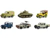 Diecast Model Greenlight Battalion 64 Set Of 6 Pieces Series 3 1/64 Diecast Models By Greenlight