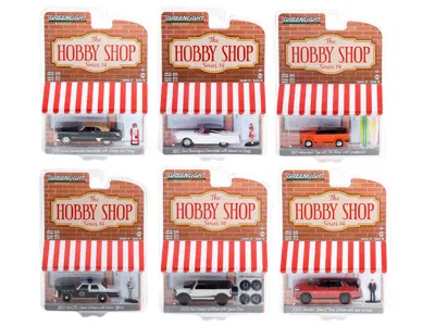Diecast Model Greenlight The Hobby Shop Set Of 6 Pieces Series 14 1/64 Diecast Model Cars By Greenlight In Multi
