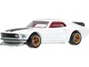 Diecast Model Hotwheels 1969 Ford Mustang Boss 302 White With Black Stripes "fast & Furious 6" (2013) Movie "premium" Series