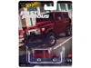 Diecast Model Hotwheels Toyota Land Cruiser Fj43 Red With White Top "the Fate Of The Furious" (2017) Movie "fast & Furious"