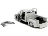 Diecast Model Jada 1956 Ford F-100 Pickup Truck Tan And Gray Metallic And Guile Diecast Figure "street Fighter" Video G