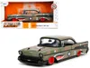 Diecast Model Jada 1957 Chevrolet Bel Air #3 Camouflage With Shark Mouth Graphics "bigtime Muscle" Series 1/24 Diecast