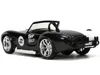 Diecast Model Jada 1965 Shelby Cobra 427 S/c #2 Black Metallic And White And Harvey Two-face Diecast Figure "batman" "h