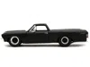 Diecast Model Jada 1967 Chevrolet El Camino Matt Black "fast & Furious" Series 1/24 Diecast Model Car By Jada