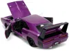 Diecast Model Jada 1969 Dodge Charger Daytona Purple Metallic With Black Tail Stripe "bigtime Muscle" Series 1/24 Dieca