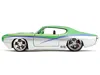 Diecast Model Jada 1969 Pontiac Gto Judge Green Metallic And Silver With Stripes "bigtime Muscle" Series 1/24 Diecast M