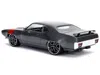 Diecast Model Jada 1972 Plymouth Gtx 440 Metallic Gray With Red Stripe "bigtime Muscle" 1/24 Diecast Model Car By Jada