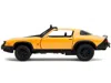 Diecast Model Jada 1977 Chevrolet Camaro Off-road Version Yellow Metallic With Black Stripes "transformers: Rise Of The