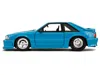 Diecast Model Jada 1989 Ford Mustang Gt Blue With Black Hood Stripes "fast & Furious" Series 1/24 Diecast Model Car By