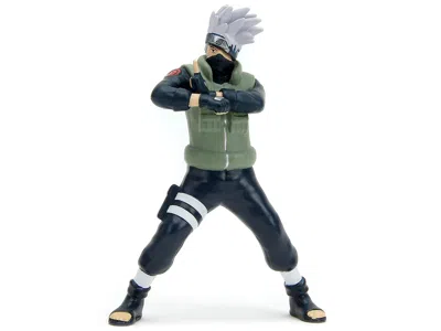 Diecast Model Jada 1993 Mazda Rx-7 Dark Blue With Green Hood And Kakashi Hatake Diecast Figure "naruto Shippuden" (2009