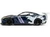 Diecast Model Jada 2009 Nissan Gt-r (r35) Ben Sopra Dark Blue With Graphics "godzilla" "hollywood Rides" Series 1/32 Di