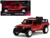 Diecast Model Jada 2020 Jeep Gladiator Pickup Truck Candy Red "pink Slips" Series 1/32 Diecast Model Car By Jada