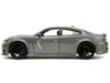 Diecast Model Jada 2021 Dodge Charger Srt Hellcat Gray Metallic "fast X" (2023) Movie "fast & Furious" Series 1/24 Diec