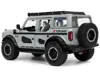 Diecast Model Jada 2021 Ford Bronco Gray With Black Stripes With Roof Rack "own The Night" "just Trucks" Series 1/24 Di