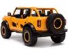 Diecast Model Jada 2021 Ford Bronco Orange Metallic With Extra Wheels "just Trucks" Series 1/24 Diecast Model Car By Ja