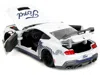 Diecast Model Jada 2024 Ford Mustang Dark Horse White With "mustang Horse Graphics" "bigtime Muscle" Series 1/24 Diecas