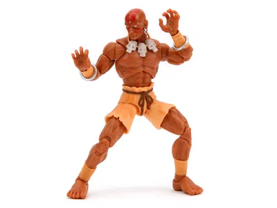 Diecast Model Jada Dhalsim 6" Moveable Figure With Alternate Head And Limbs "ultra Street Fighter Ii: The Final Challen In Pattern