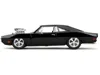 Diecast Model Jada Dodge Charger R/t Black With Dom Diecast Figure "fast & Furious" (2009) Movie "hollywood Rides" Seri