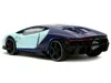 Diecast Model Jada Lamborghini Centenario Light Blue And Purple "pink Slips" Series 1/32 Diecast Model Car By Jada