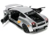 Diecast Model Jada Lamborghini Gallardo Superleggera Silver Metallic With Yellow Stripes "hyper-spec" Series 1/24 Dieca