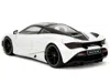 Diecast Model Jada Mclaren 720s White Metallic With Black Top "pink Slips" Series 1/24 Diecast Model Car By Jada