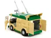 Diecast Model Jada Party Wagon Green And Beige And Donatello Diecast Figure "teenage Mutant Ninja Turtles" "hollywood R