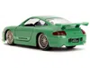 Diecast Model Jada Porsche 911 Gt3 (996) Green "pink Slips" Series 1/32 Diecast Model Car By Jada