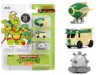 Diecast Model Jada Teenage Mutant Ninja Turtles 3 Piece Set "nickelodeon" "nano Hollywood Rides" Series Diecast Model C