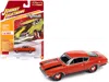 Diecast Model Johnny Lightning 1969 Plymouth Barracuda Orange With Black Stripes "classic Gold Collection" 2023 Release 2 Limited E