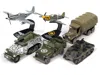 DIECAST MODEL JOHNNY LIGHTNING MILITARY SET A OF 6 PIECES 2024 RELEASE 1 LIMITED EDITION DIECAST MODELS BY JOHNNY LIGHTNING